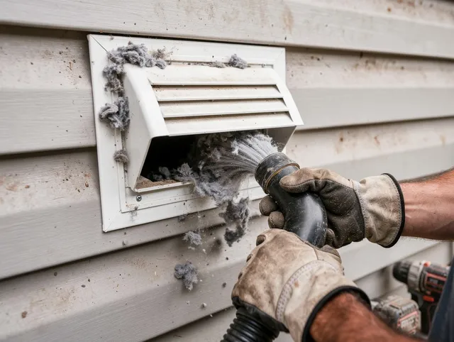 Professional dryer vent cleaning by Middletown Dryer Vent Cleaning in Middletown
