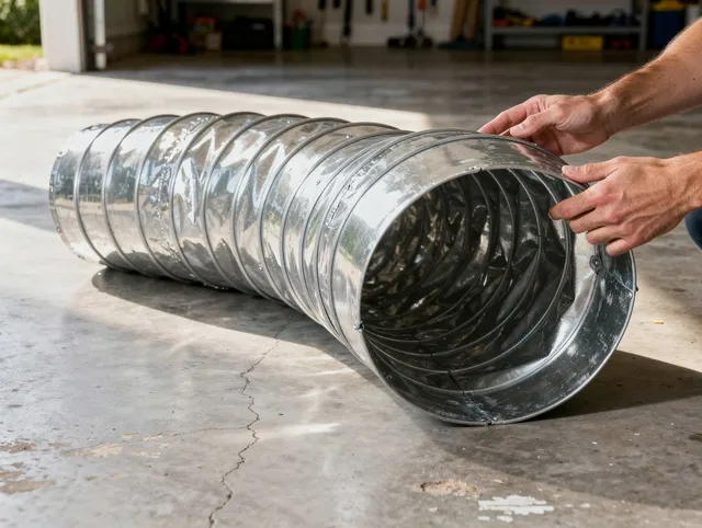 Middletown Dryer Vent Cleaning specialist using advanced equipment for thorough duct cleaning in Middletown
