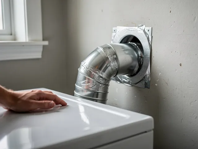 Middletown Dryer Vent Cleaning expert performing professional dryer vent repair and installation in Middletown
