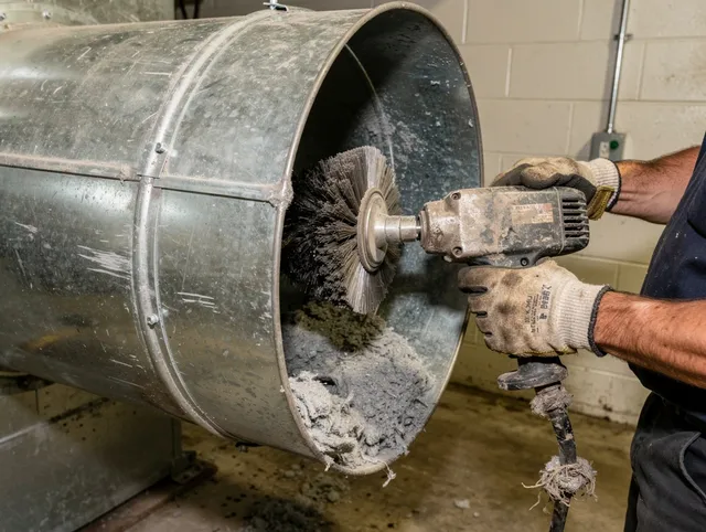Industrial-grade dryer vent cleaning by Middletown Dryer Vent Cleaning in Middletown